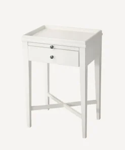 Sale Saskia Bedside Table White Bedsides & Dressers