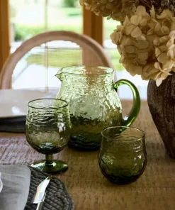Outlet Serena Green Wine Goblet Glassware & Drinkware