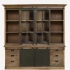 Online Sliding Door Double Cabinet Shelving & Cabinets