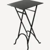 New Square Black Iron Side Table Tables - Coffee & Side