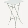 Discount Square Iron Side Table White Tables - Coffee & Side