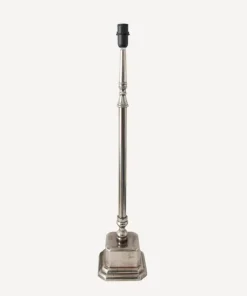 Outlet Square Tall Lampbase Antique Silver Lampbases