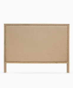 Best Studded Bed Head Natural Linen King Bedheads