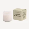 Outlet Sunday Morning Glass Candle Candles