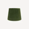 Sale Tapered Drum Velvet Shade Olive 20cm Lampshades