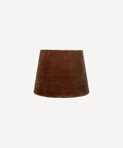 Clearance Tapered Drum Velvet Shade Cinnamon 20cm Lampshades