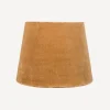 Clearance Tapered Drum Velvet Shade Gold 20cm Lampshades