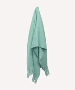 Hot Throw Tassle Duck Egg Blue Throws & Blankets