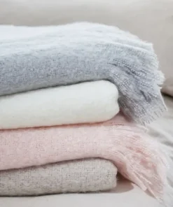Clearance Throw Tassle Seafoam Throws & Blankets