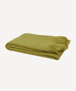 Fashion Throw Tassle Verde Throws & Blankets