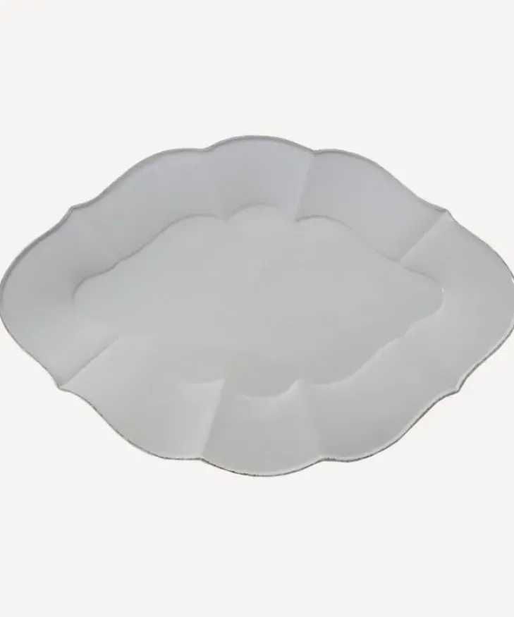 Clearance Vienna Stoneware Oval Platter Large Dinnerware