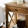 Online Villa Oak Bedside Table Bedsides & Dressers