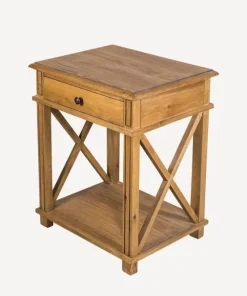 Online Villa Oak Bedside Table Bedsides & Dressers