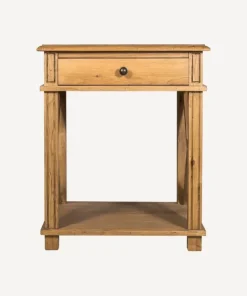 Online Villa Oak Bedside Table Bedsides & Dressers