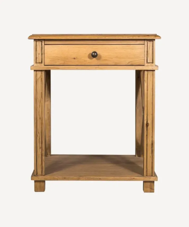 Online Villa Oak Bedside Table Bedsides & Dressers