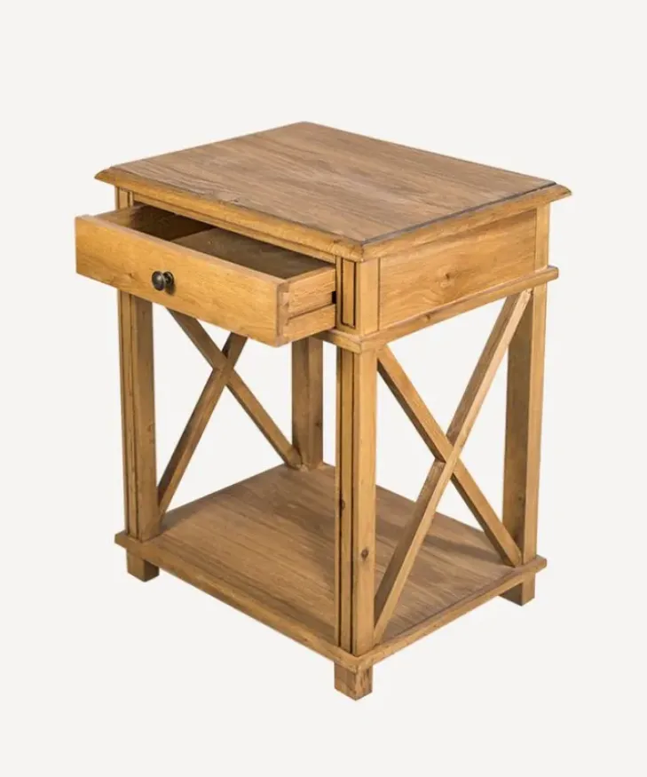 Online Villa Oak Bedside Table Bedsides & Dressers