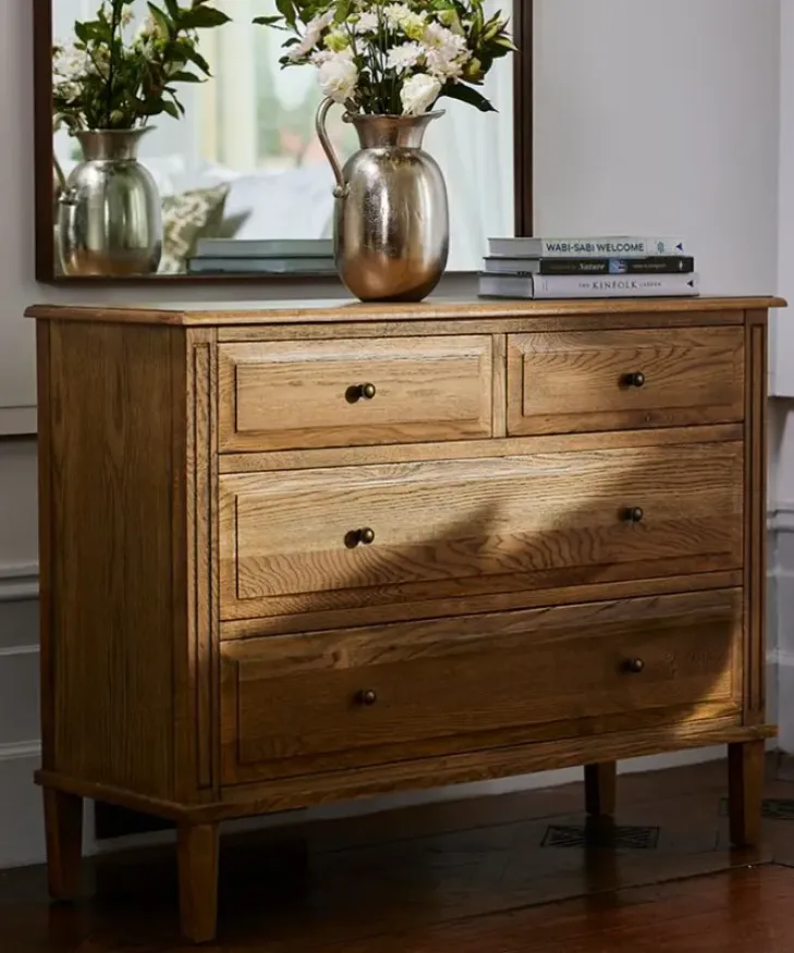 Online Villa Oak Chest of Drawers Bedsides & Dressers