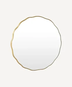 Fashion Wave Circle Mirror Small Mirrors