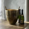 Outlet Wine Bucket Burnt Pewter Large Champagne & Ice Buckets
