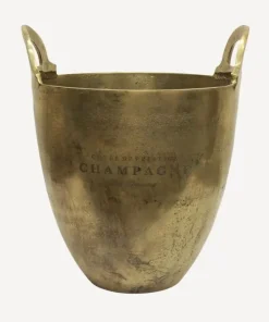 Outlet Wine Bucket Burnt Pewter Large Champagne & Ice Buckets