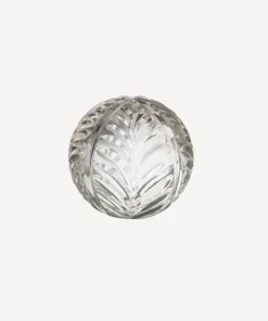New Wing Cut Glass Ball 3" Decorative Objects