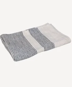 Sale Woven Multi Stripe Tea Towel Natural & Black Tea Towels